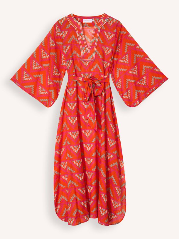 Ontdek de Anastasia organic cotton maxi jurk van The Belle Of The Beach in de kleur oranje bij Orangebag. Op werkdagen voor 21:45 besteld, morgen in huis.