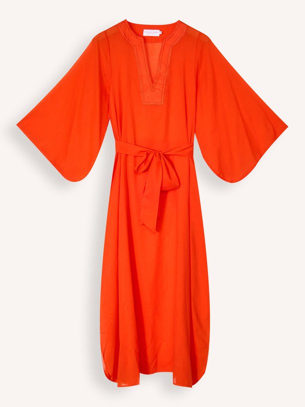 Ontdek de Anastasia organic cotton maxi jurk van The Belle Of The Beach in de kleur oranje bij Orangebag. Op werkdagen voor 21:45 besteld, morgen in huis.