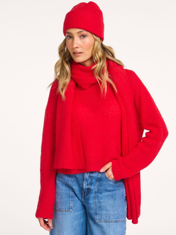 Ontdek de Imeny alpacamix trui van Drykorn in de kleur Rood bij Orangebag. Op werkdagen voor 21:45 besteld, morgen in huis.