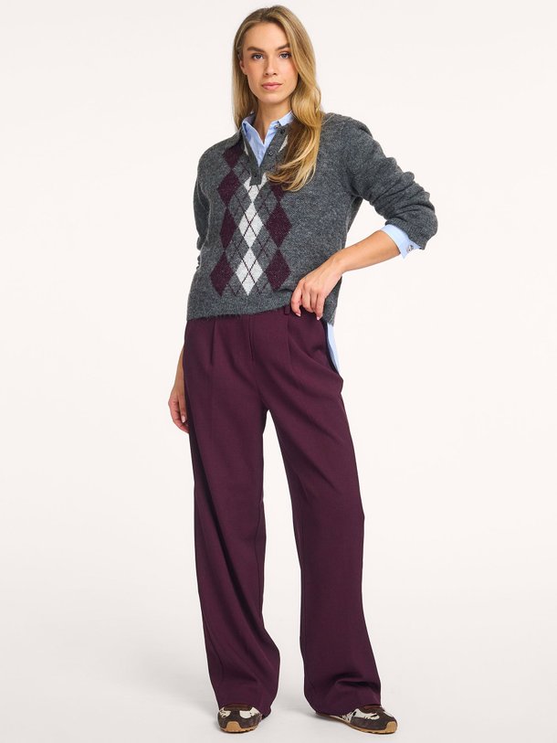 Ontdek de Ripley geweven gemêleerde broek van Modstrom in de kleur Aubergine bij Orangebag. Op werkdagen voor 21:45 besteld, morgen in huis.