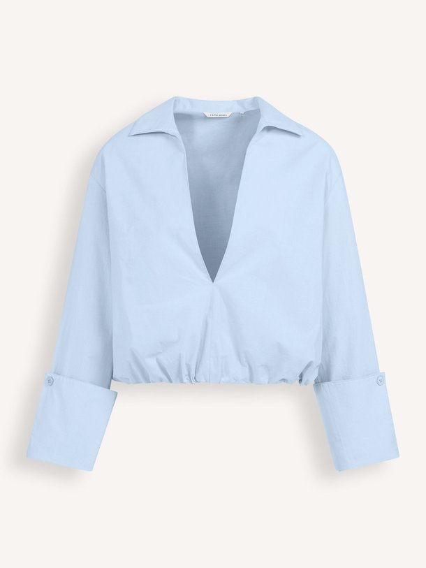 Ontdek de Katoenen top van Yaya in de kleur IJsblauw bij Orangebag. Op werkdagen voor 21:45 besteld, morgen in huis.