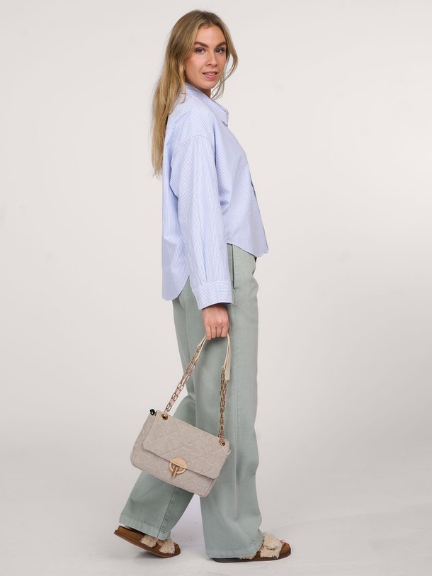 Ontdek de Teri high waist wide leg jeans van Denimist in de kleur mintgroen bij Orangebag. Op werkdagen voor 21:45 besteld, morgen in huis.