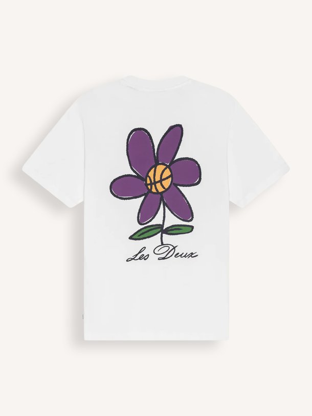 Ontdek de Flower T-Shirt van Les Deux bij Orangebag. Op werkdagen voor 21:45 besteld, morgen in huis.