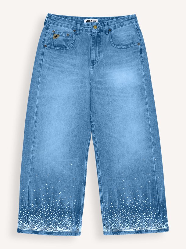 Ontdek de Beatrix low waist loose fit cropped jeans van Lois in de kleur Blauw bij Orangebag. Op werkdagen voor 21:45 besteld, morgen in huis.