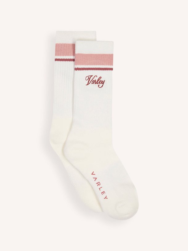 Ontdek de Katoenmix sokken van Varley in de kleur Off-white bij Orangebag. Op werkdagen voor 21:45 besteld, morgen in huis.