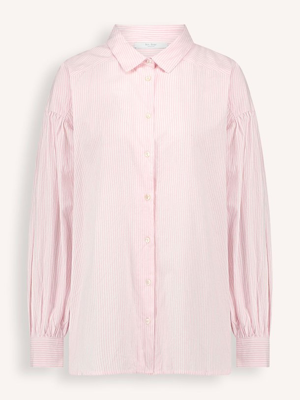 Ontdek de Sarah katoenen gestreepte blouse van By-Bar in de kleur roze bij Orangebag. Op werkdagen voor 21:45 besteld, morgen in huis.