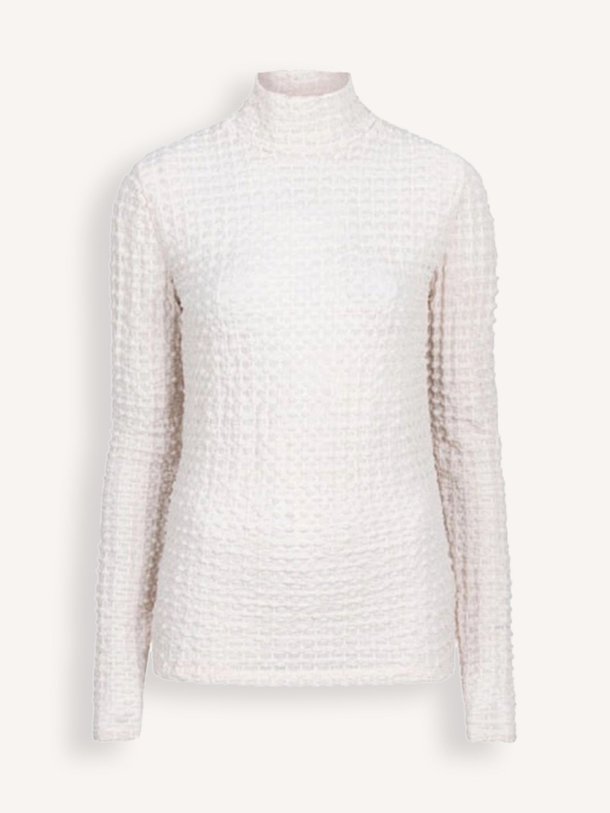 Dante 6 Zane - Elastische Top Met Structuur - Crème Ontdek de Zane elastische top met structuur van Dante 6 in de kleur crème bij Orangebag. Op werkdagen voor 21:45 besteld, morgen in huis.