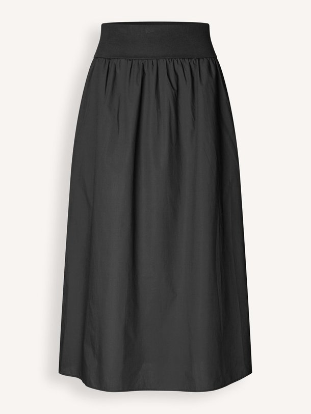Ontdek de Sathea organic cotton rok van Samsoe Samsoe in de kleur Zwart bij Orangebag. Op werkdagen voor 21:45 besteld, morgen in huis.