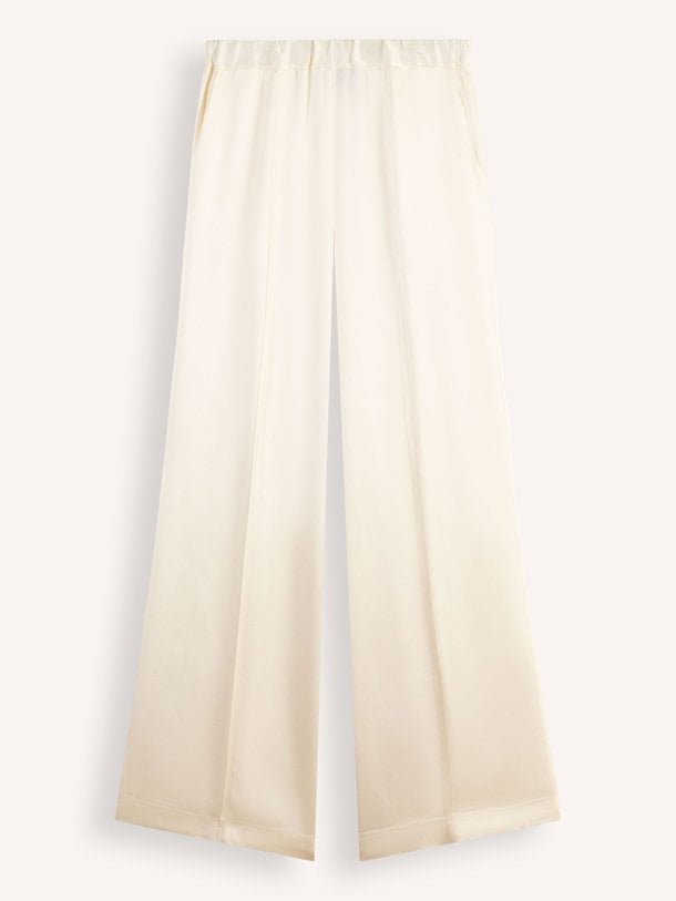 Ontdek de Viscosemix broek met stretch van Semicouture in de kleur crème bij Orangebag. Op werkdagen voor 21:45 besteld, morgen in huis.