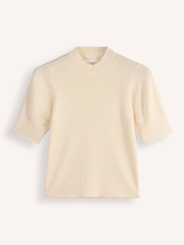Ontdek de K207 Merino wollen rib top van Majestic Filatures in de kleur ecru bij Orangebag. Op werkdagen voor 21:45 besteld, morgen in huis.