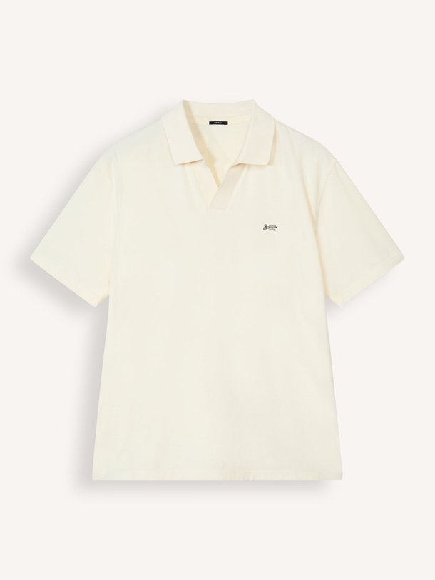 Ontdek de Scissor katoenmix polo van Denham in de kleur Off-white bij Orangebag. Op werkdagen voor 21:45 besteld, morgen in huis.