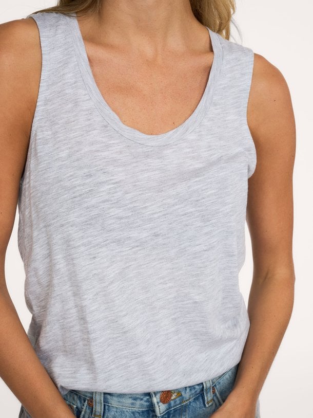 Ontdek de Jacksonville jersey tanktop van American Vintage in de kleur lichtgrijs bij Orangebag. Op werkdagen voor 21:45 besteld, morgen in huis.