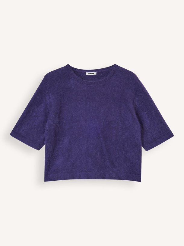 Ontdek de Dime angoramix trui van Bellerose in de kleur Paars bij Orangebag. Op werkdagen voor 21:45 besteld, morgen in huis.