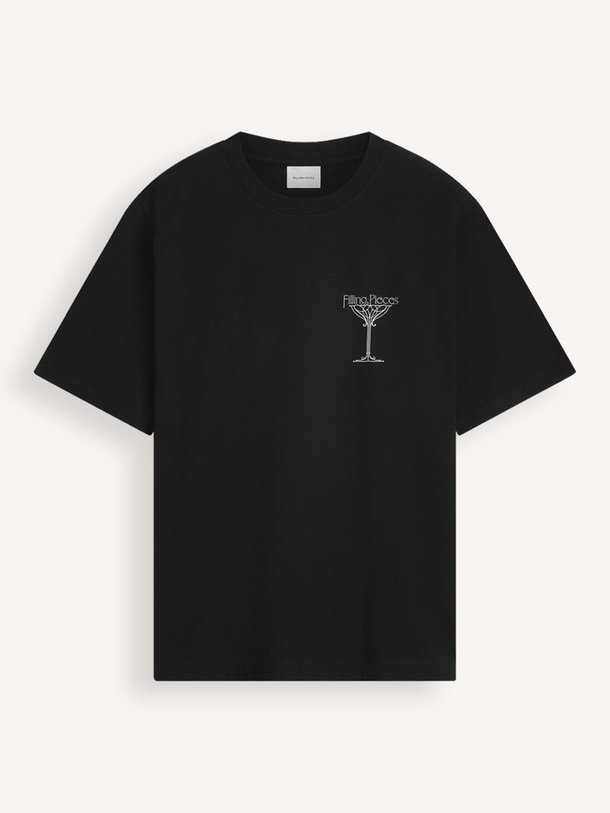 Ontdek de Organic cotton T-shirt met print van Filling Pieces in de kleur Zwart bij Orangebag. Op werkdagen voor 21:45 besteld, morgen in huis.