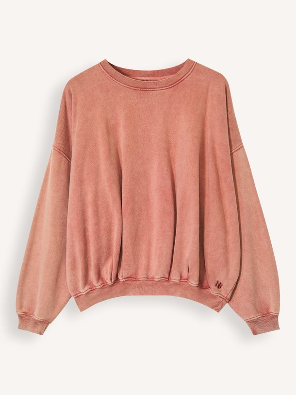Ontdek de Finko katoenen sweater van Bellerose in de kleur Terracotta bij Orangebag. Op werkdagen voor 21:45 besteld, morgen in huis.