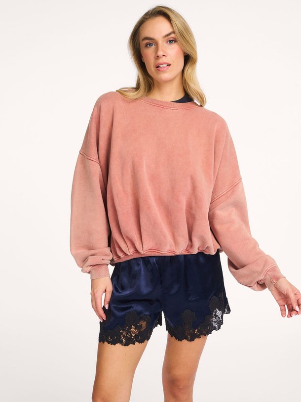 Ontdek de Finko katoenen sweater van Bellerose in de kleur Terracotta bij Orangebag. Op werkdagen voor 21:45 besteld, morgen in huis.