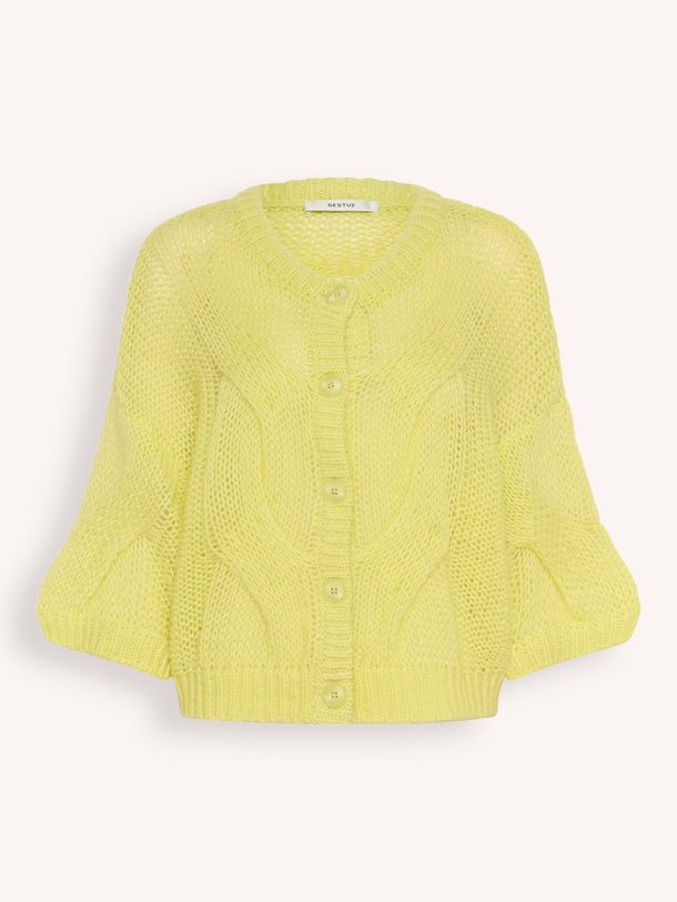 Ontdek de Zenia wolmix vest van Gestuz in de kleur Limegroen bij Orangebag. Op werkdagen voor 21:45 besteld, morgen in huis.
