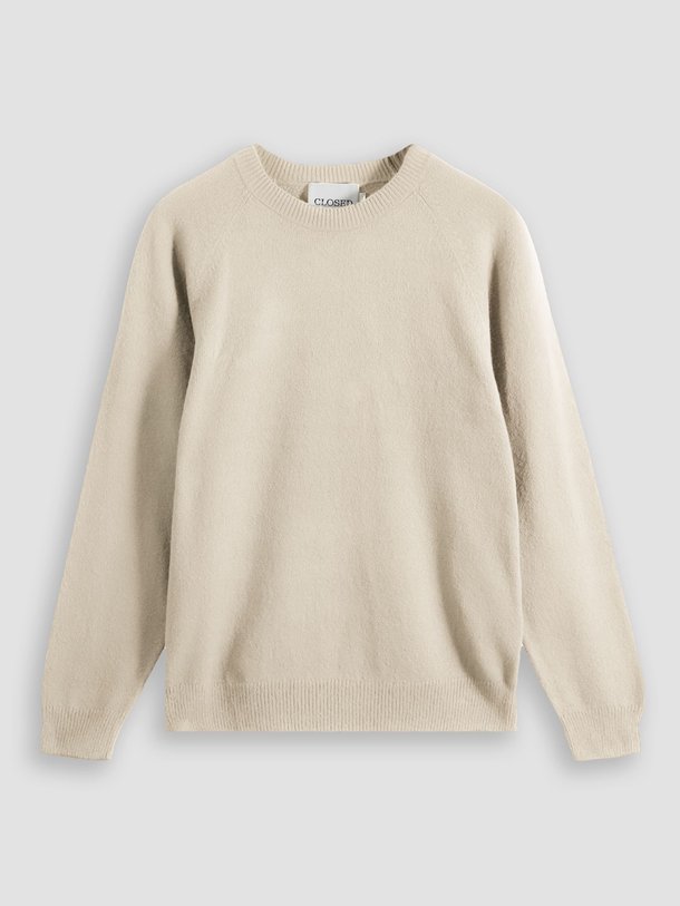 Ontdek de Katoenmix trui van Closed in de kleur ecru bij Orangebag. Op werkdagen voor 21:45 besteld, morgen in huis.
