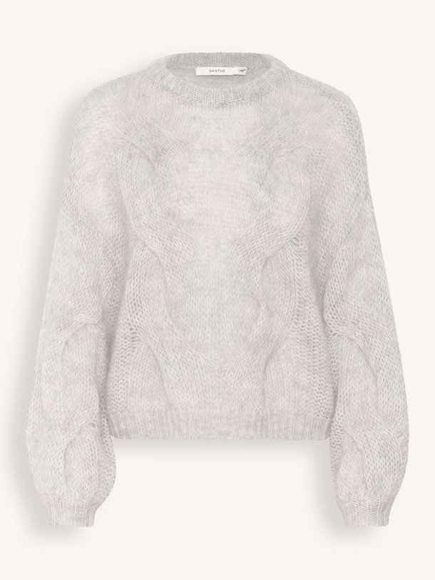 Ontdek de Zenia mohairmix trui van Gestuz in de kleur lichtgrijs bij Orangebag. Op werkdagen voor 21:45 besteld, morgen in huis.