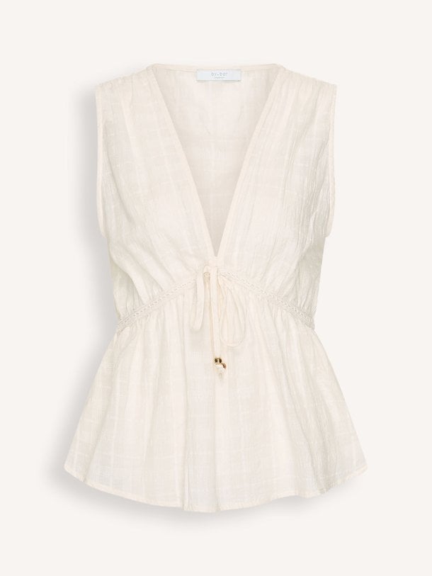 Ontdek de Meryl katoenen top van By-Bar in de kleur Off-white bij Orangebag. Op werkdagen voor 21:45 besteld, morgen in huis.
