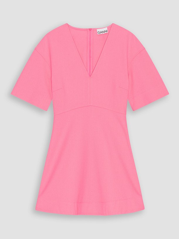 Ontdek de Viscosemix jurk van Ganni in de kleur roze bij Orangebag. Op werkdagen voor 21:45 besteld, morgen in huis.