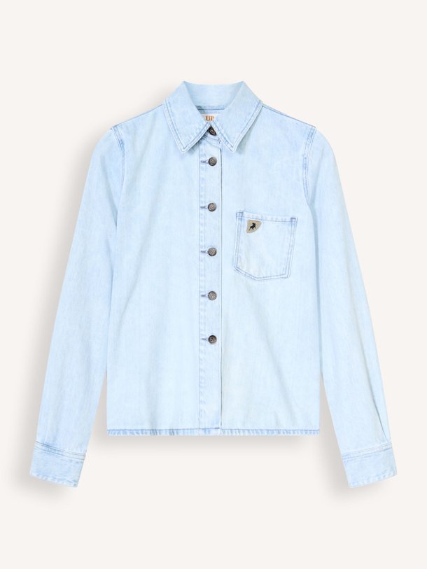 Ontdek de Isa denim blouse van Lois in de kleur Lichtblauw bij Orangebag. Op werkdagen voor 21:45 besteld, morgen in huis.