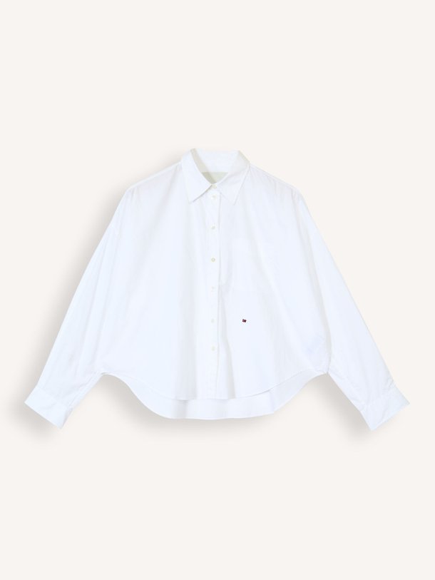 Ontdek de Ginger katoenen blouse van Bellerose in de kleur Wit bij Orangebag. Op werkdagen voor 21:45 besteld, morgen in huis.