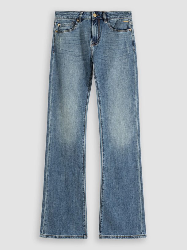 Ontdek de Lucca mid waist flared fit jeans van Summum in de kleur blauw bij Orangebag. Op werkdagen voor 21:45 besteld, morgen in huis.