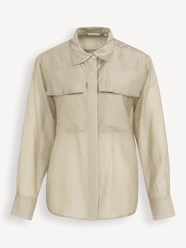 Ontdek de Lyocellmix blouse van Yaya in de kleur Taupe bij Orangebag. Op werkdagen voor 21:45 besteld, morgen in huis.