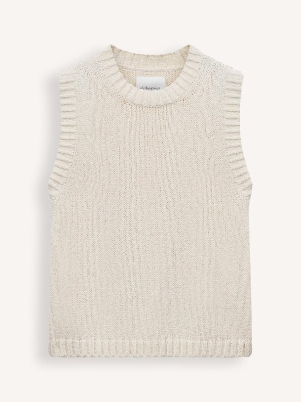 Ontdek de Marigold organic cottonmix top van Alchemist in de kleur ecru bij Orangebag. Op werkdagen voor 21:45 besteld, morgen in huis.