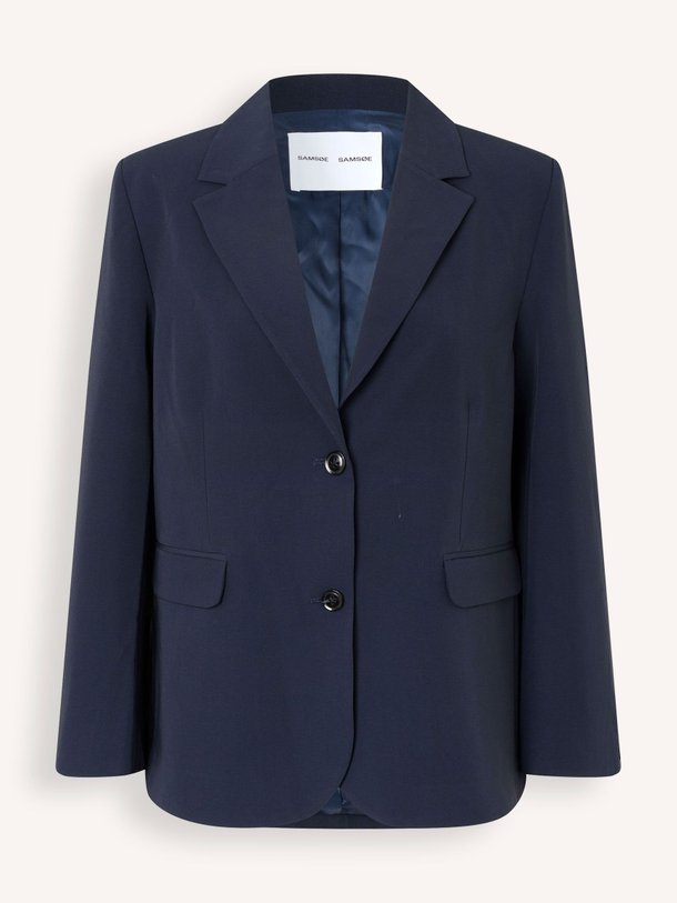 Ontdek de Ramona viscosemix stretch blazer van Samsoe Samsoe in de kleur donkerblauw bij Orangebag. Op werkdagen voor 21:45 besteld, morgen in huis.