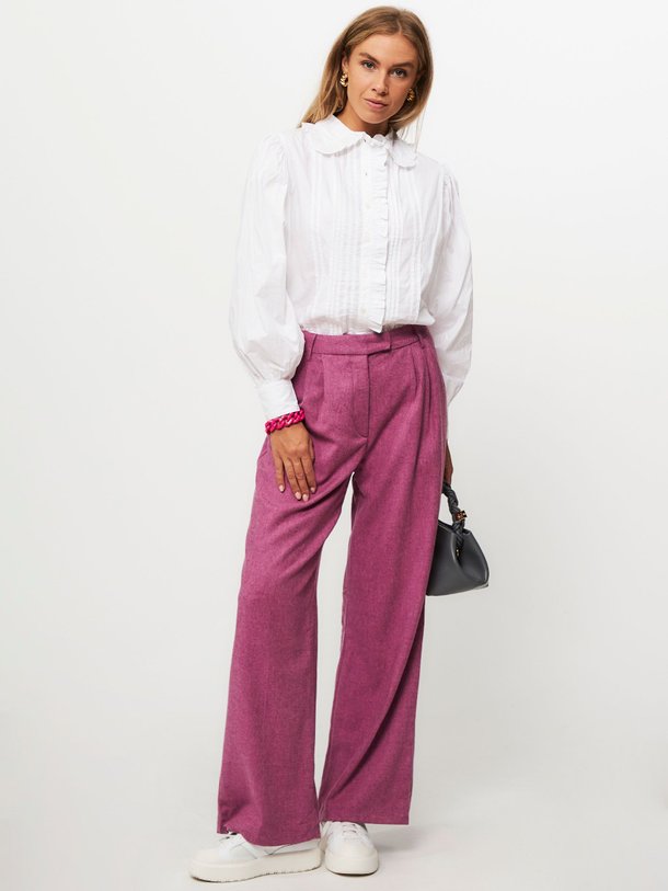 Ontdek de Marley viscosemix gemêleerde wide leg pantalon van Sea Me Happy in de kleur fuchsia bij Orangebag. Op werkdagen voor 21:45 besteld, morgen in huis.