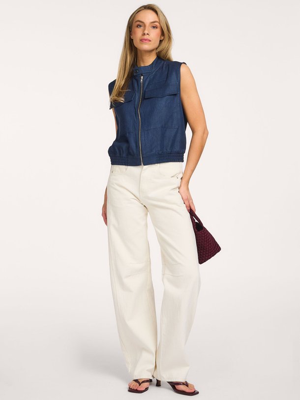 Ontdek de Fallonn denimlook gilet van Nathalie Vleeschouwer in de kleur Blauw bij Orangebag. Op werkdagen voor 21:45 besteld, morgen in huis.