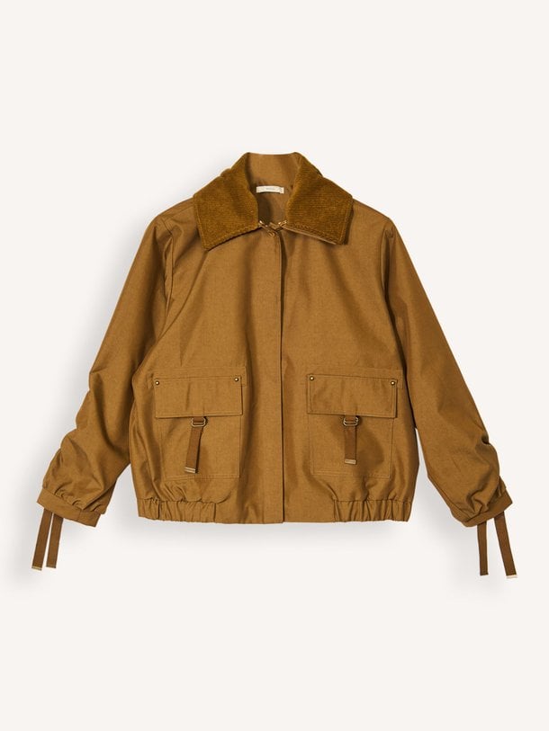 Ontdek de Diwork katoenmix jack van Sessun in de kleur Groen/bruin bij Orangebag. Op werkdagen voor 21:45 besteld, morgen in huis.
