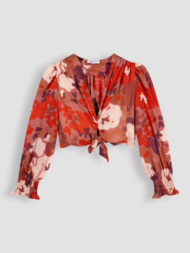 Poppy Field Palmito - Viscose Top Met Print - Rood Ontdek de Palmito viscose top met print van Poppy Field in de kleur rood bij Orangebag. Op werkdagen voor 21:45 besteld, morgen in huis.
