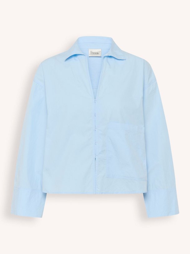 Ontdek de Sunna katoenmix blouse van My Essential Wardrobe in de kleur Lichtblauw bij Orangebag. Op werkdagen voor 21:45 besteld, morgen in huis.
