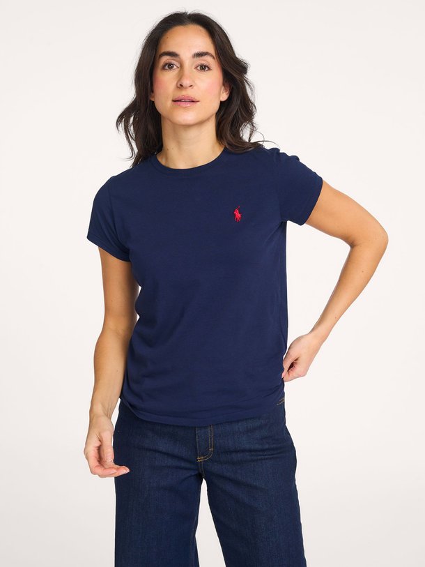 Ontdek de Katoenen logo T-shirt van Ralph Lauren in de kleur donkerblauw bij Orangebag. Op werkdagen voor 21:45 besteld, morgen in huis.
