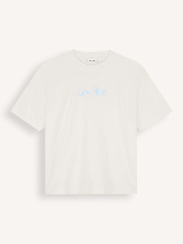 Ontdek de Organic cotton T-shirt met print van OLAF in de kleur Off-white bij Orangebag. Op werkdagen voor 21:45 besteld, morgen in huis.