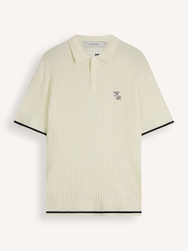 Ontdek de Katoenen polo van Filling Pieces in de kleur Off-white bij Orangebag. Op werkdagen voor 21:45 besteld, morgen in huis.