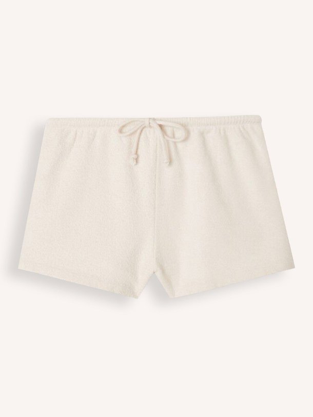 Ontdek de Bobypark katoenen badstof short van American Vintage in de kleur ecru bij Orangebag. Op werkdagen voor 21:45 besteld, morgen in huis.