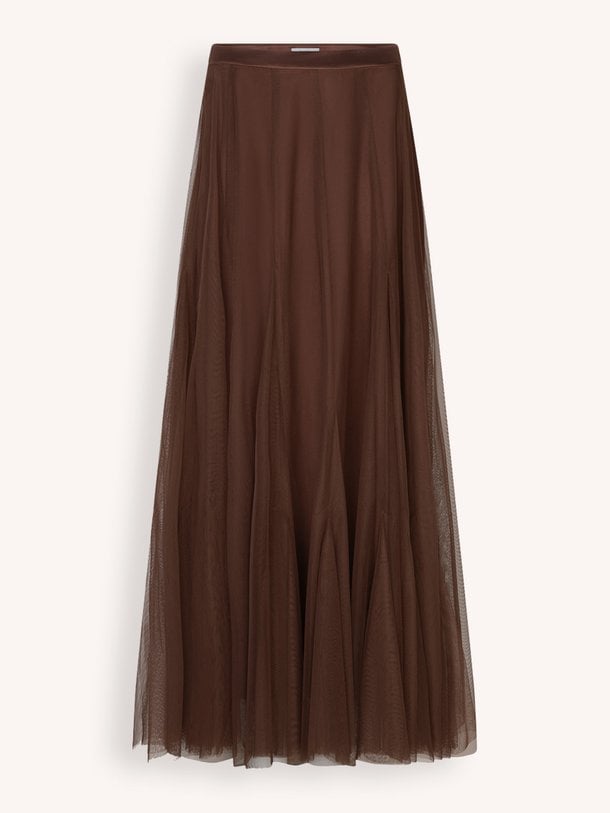 Dante 6 Taryn tulle maxi rok - Bruin Ontdek de Taryn tulle maxi rok van Dante 6 in de kleur Bruin bij Orangebag. Op werkdagen voor 21:45 besteld, morgen in huis.