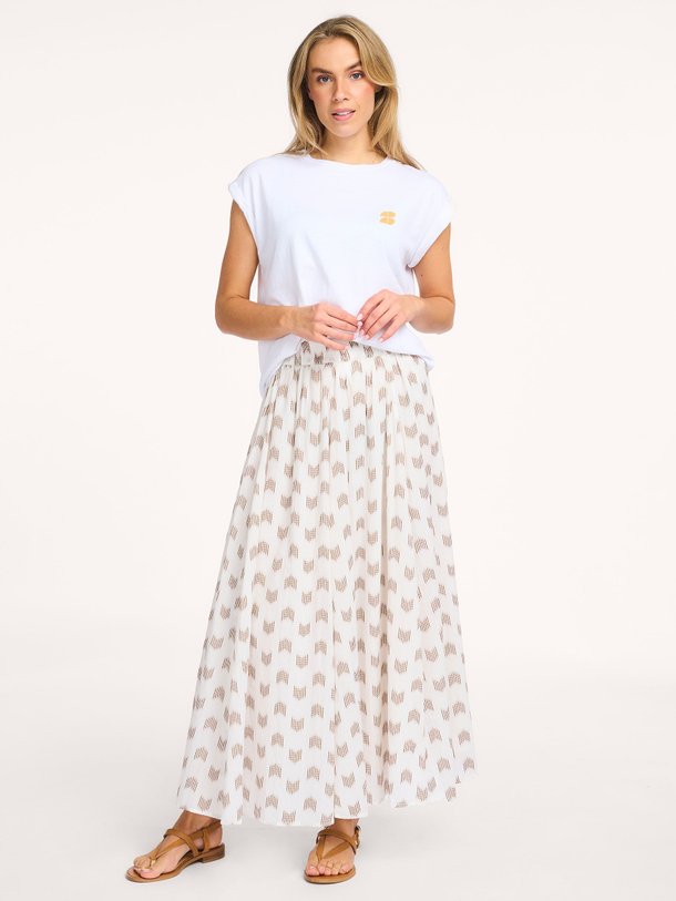 Ontdek de Ruby katoenen rok van By-Bar in de kleur Off-white bij Orangebag. Op werkdagen voor 21:45 besteld, morgen in huis.