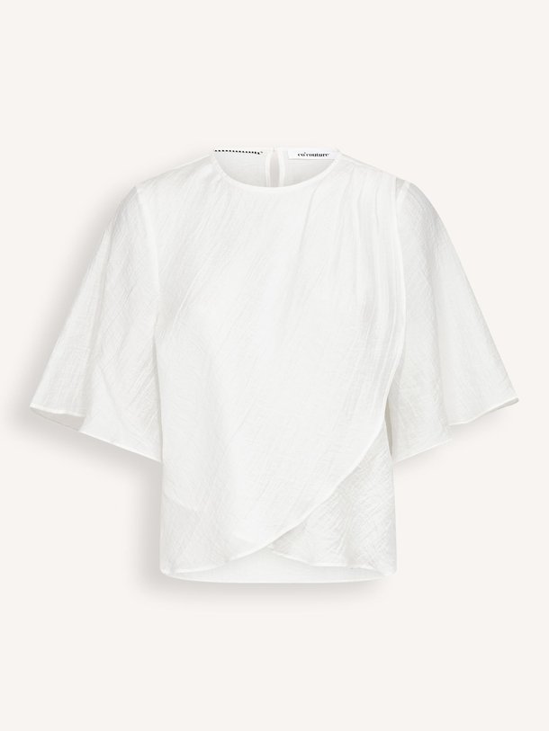 Ontdek de Conny modalmix top van Co'Couture in de kleur Wit bij Orangebag. Op werkdagen voor 21:45 besteld, morgen in huis.