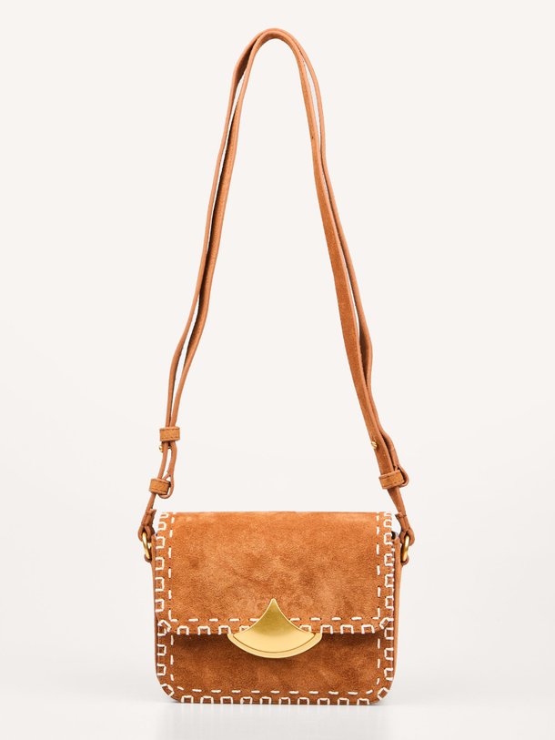 Ontdek de Diviluz suède crossbody tas van Sessun in de kleur Camel bij Orangebag. Op werkdagen voor 21:45 besteld, morgen in huis.