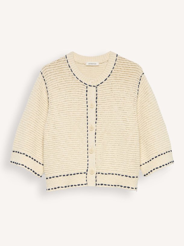 Ontdek de Caroline katoenen vest van Alchemist in de kleur Beige bij Orangebag. Op werkdagen voor 21:45 besteld, morgen in huis.