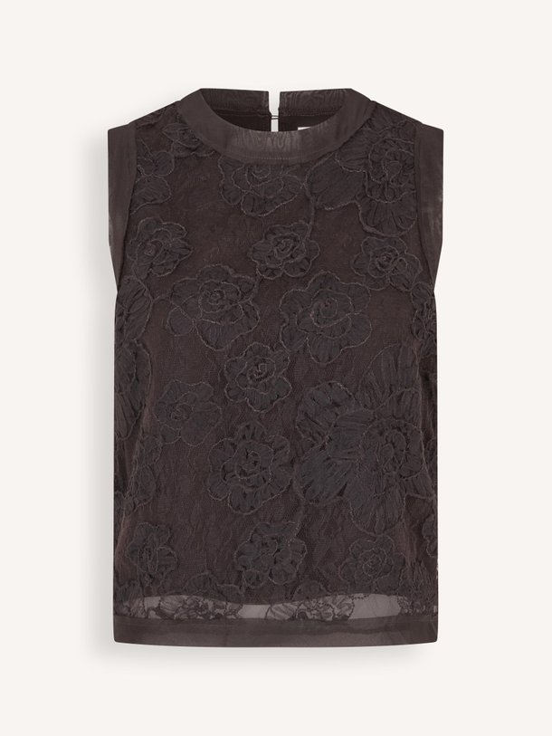 Ontdek de Daysee geweven top van Second Female in de kleur Donkerbruin bij Orangebag. Op werkdagen voor 21:45 besteld, morgen in huis.