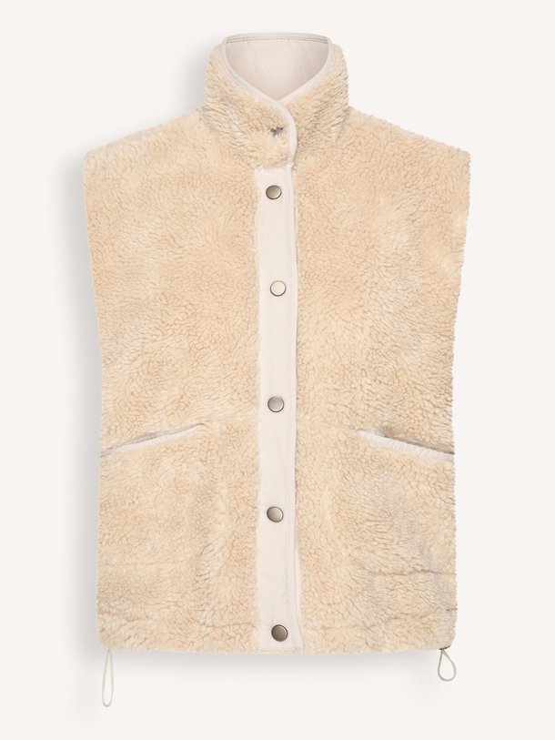 Ontdek de Steve geweven teddy gilet van By-Bar in de kleur Off-white bij Orangebag. Op werkdagen voor 21:45 besteld, morgen in huis.