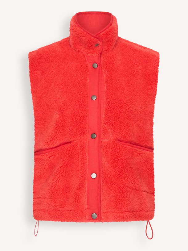 Ontdek de Steve geweven teddy gilet van By-Bar in de kleur Rood bij Orangebag. Op werkdagen voor 21:45 besteld, morgen in huis.