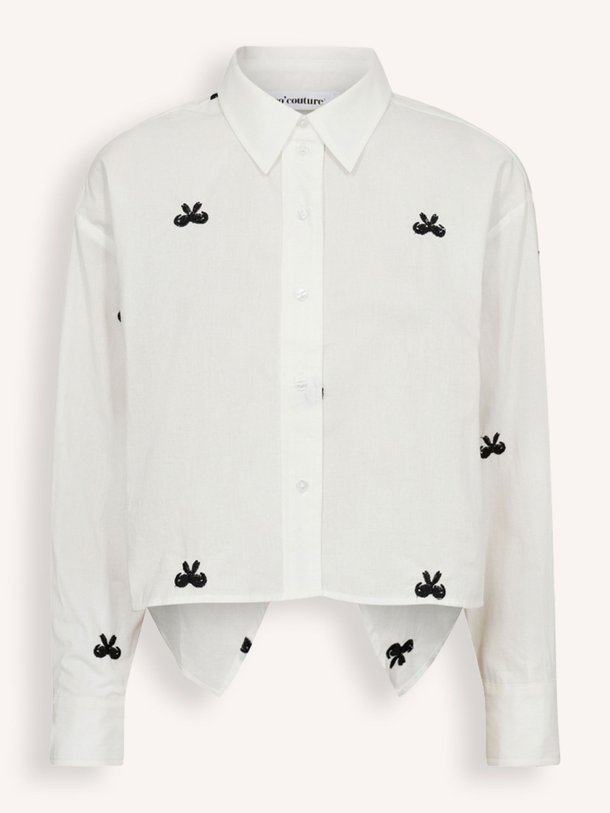 Ontdek de Ria katoenen blouse met borduursel van Co'Couture in de kleur wit bij Orangebag. Op werkdagen voor 21:45 besteld, morgen in huis.