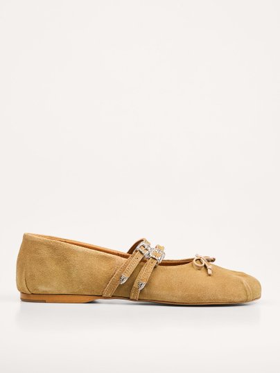 Posa Vita suède ballerina's - Camel Ontdek de Vita suède ballerina's van Posa in de kleur Camel bij Orangebag. Op werkdagen voor 21:45 besteld, morgen in huis.